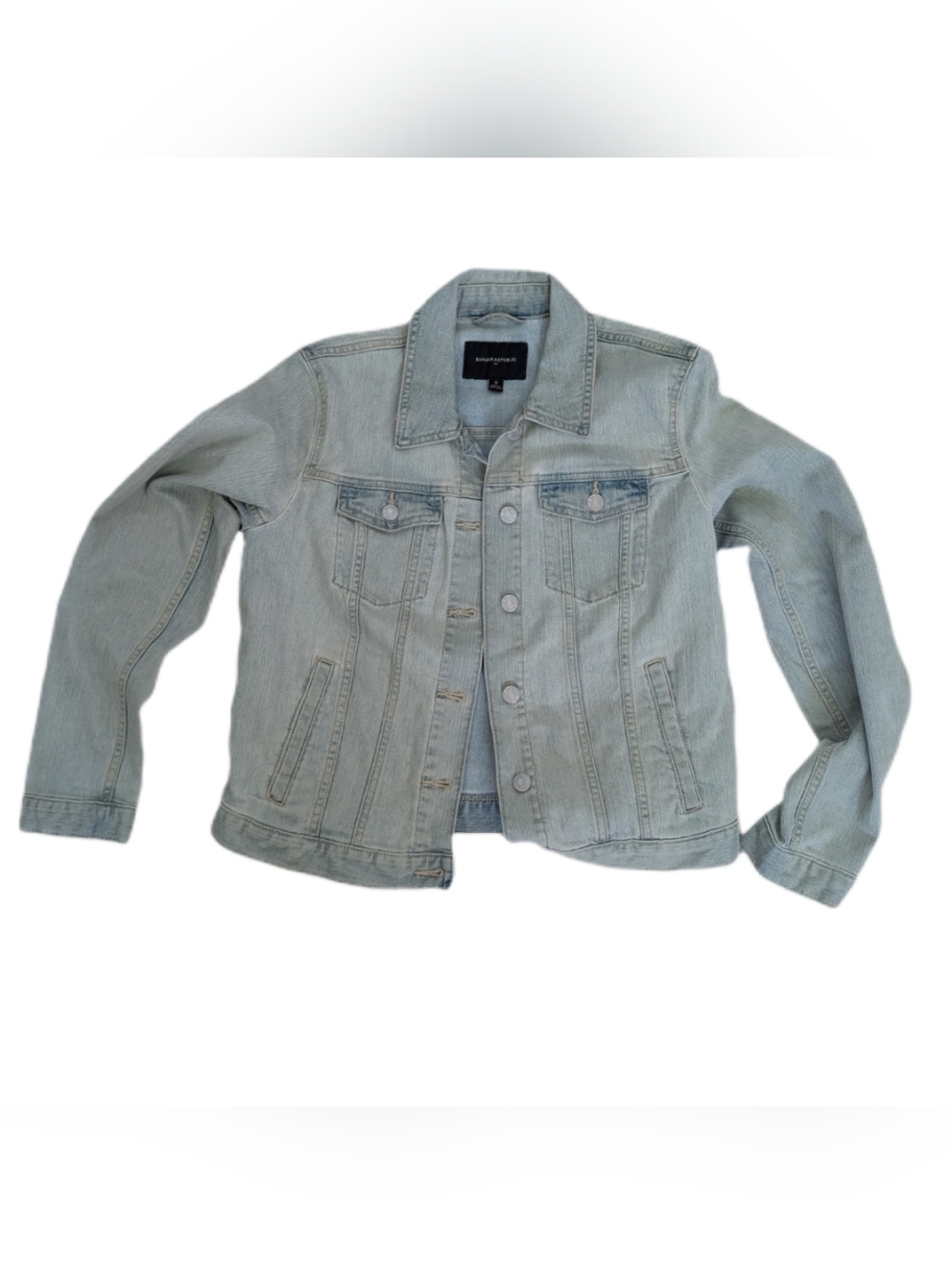 Banana Republic Women's Light Wash Denim Jean Jacket Size Medium